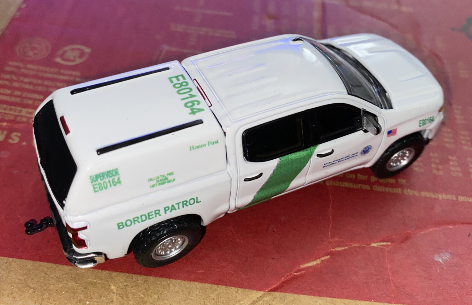 Kitbash 1/64 2022 Silverado US CUSTOMS & BORDER PROTECTION Homeland Security