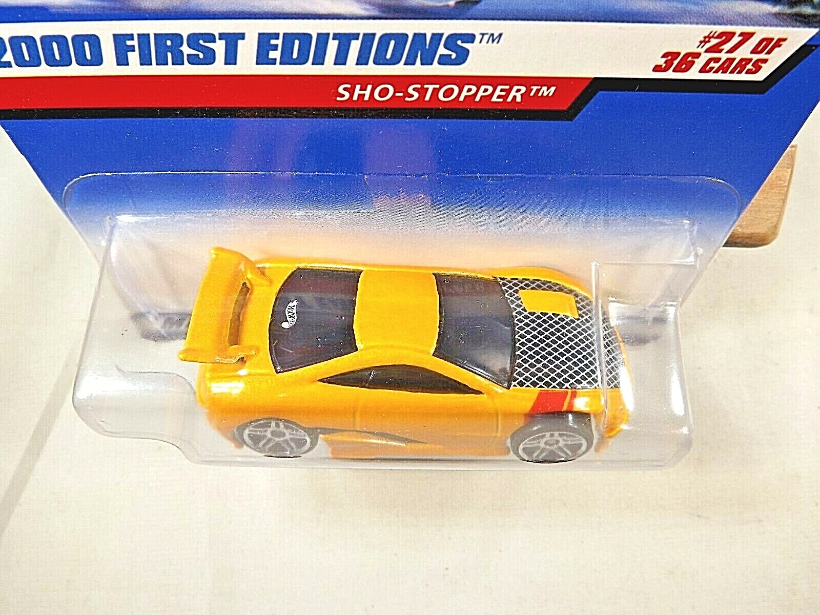 2000 Hot Wheels #87 First Editions 27/36 SHO-STOPPER Yellow w/Chrome Pr5 Sp-Vari