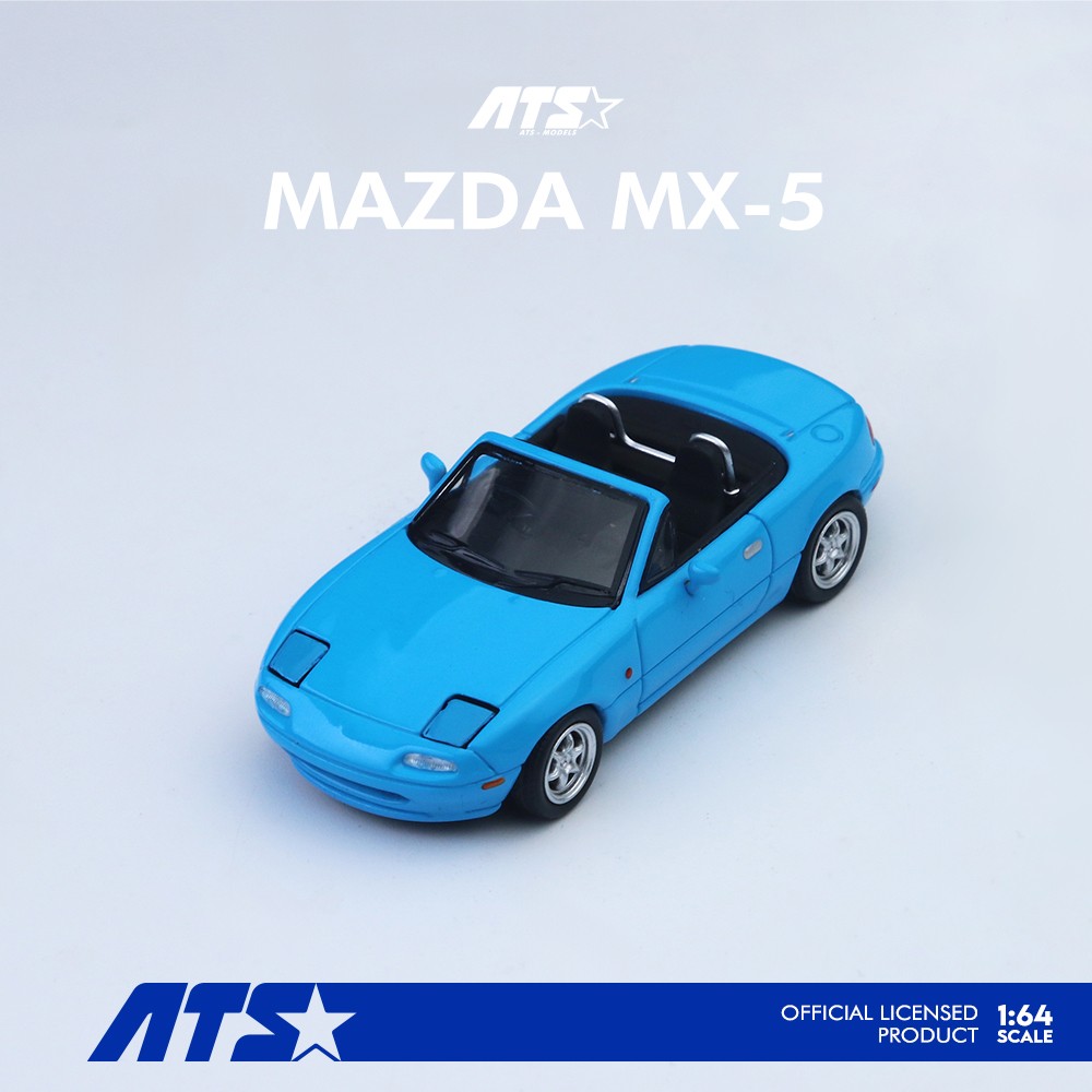ATS 1:64 Mazda MX5 Miata NA Tongue Out Opened PopUp Lights Diecast Car Variant