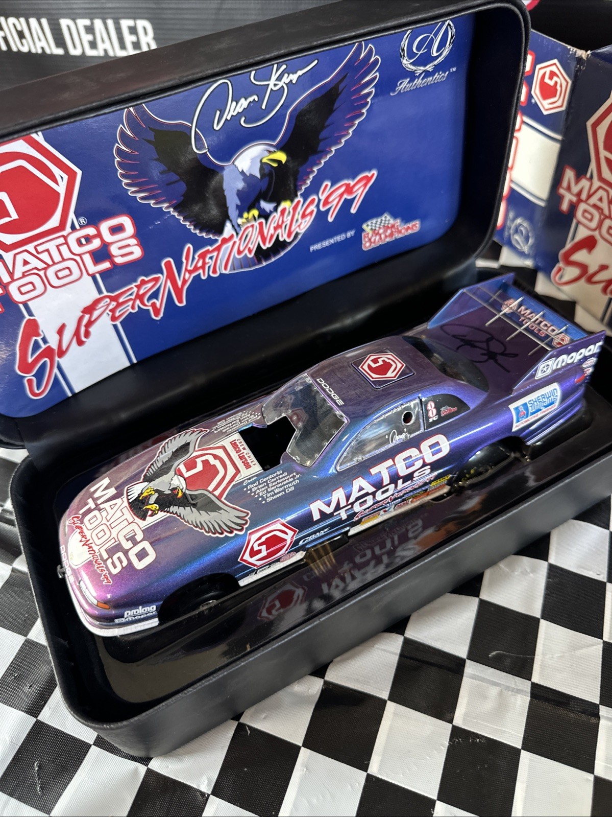 Dean Skuza 1999 Matco Tools Nitro Funny Car Autographed 1/24