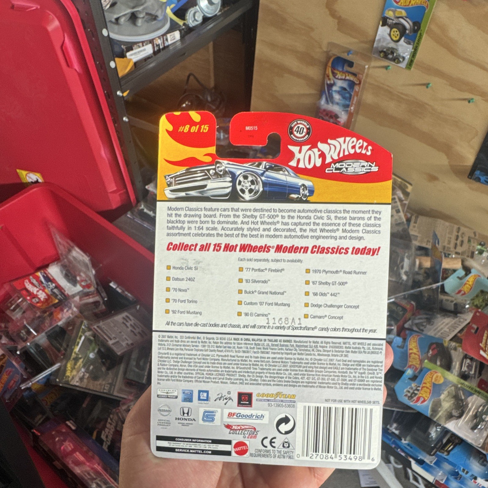 Hot Wheels Modern Classics 1:64 1987 Buick Grand National Blue Diecast Unopened