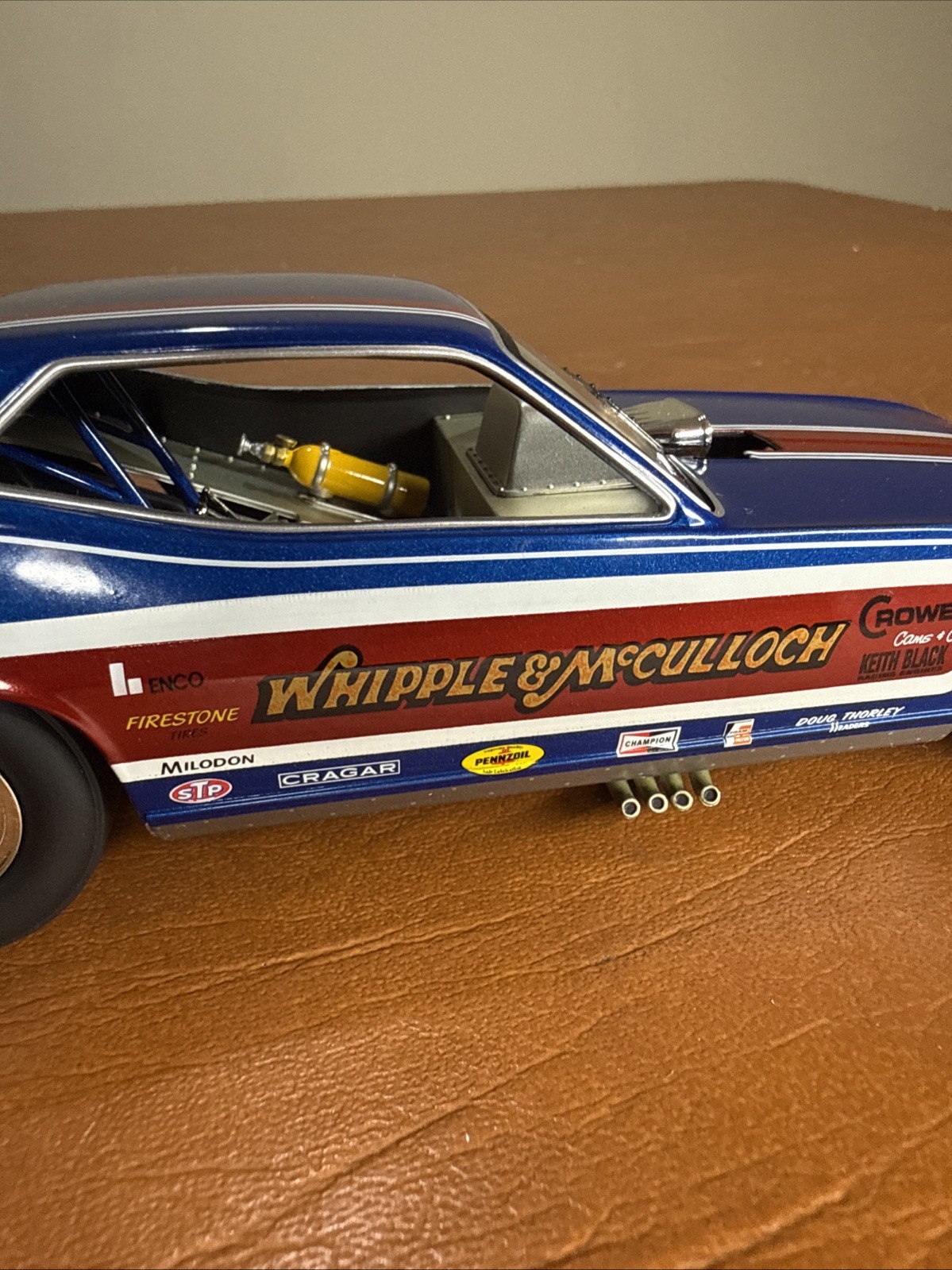 RARE 1320 THE FLOPPERS 1971 PLYMOUTH CUDA “WHIPPLE & McCULLOCH” 1:24 SCALE