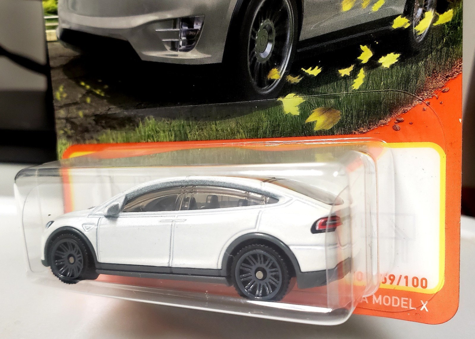 2022 Matchbox White Tesla Model X #59/100