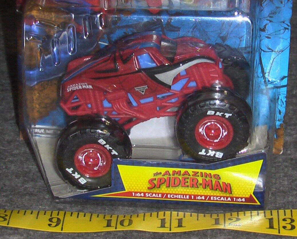 2024 Spin Master Monster Jam Series 2 Marvel Amazing Spider Man 1/64 Scale