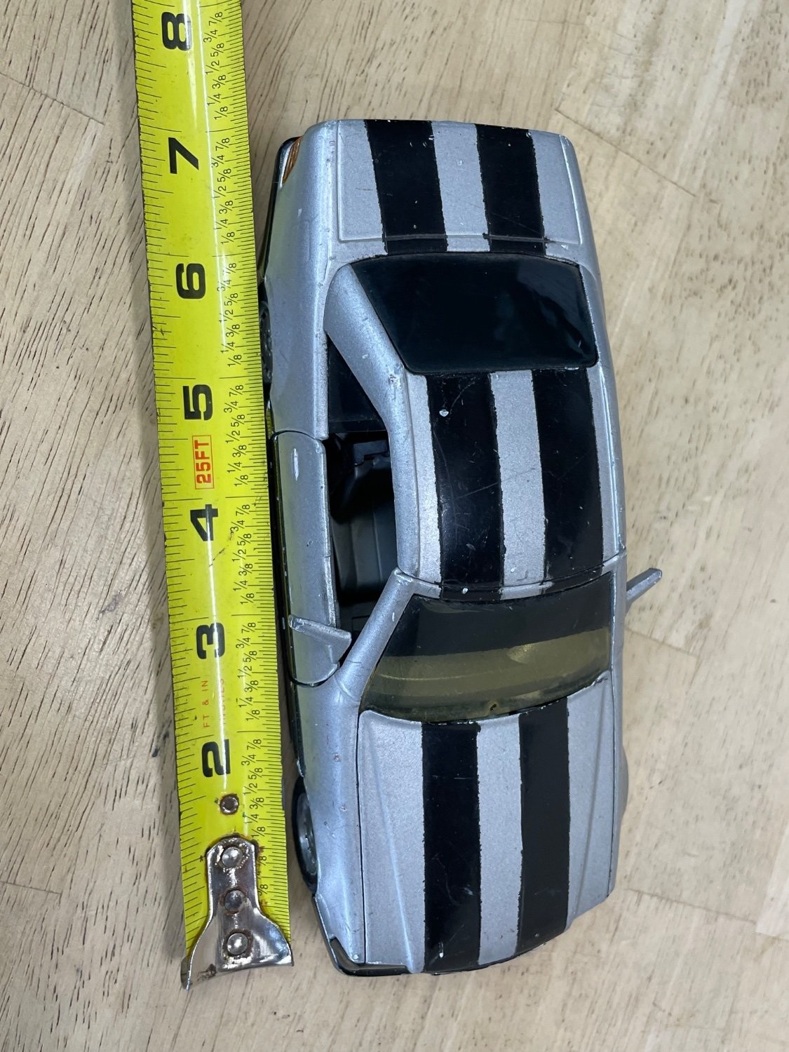 RARE Majorette 500 SL Diecast Model Car 1/24 Scale Silver Mercedes Mercedes-benz
