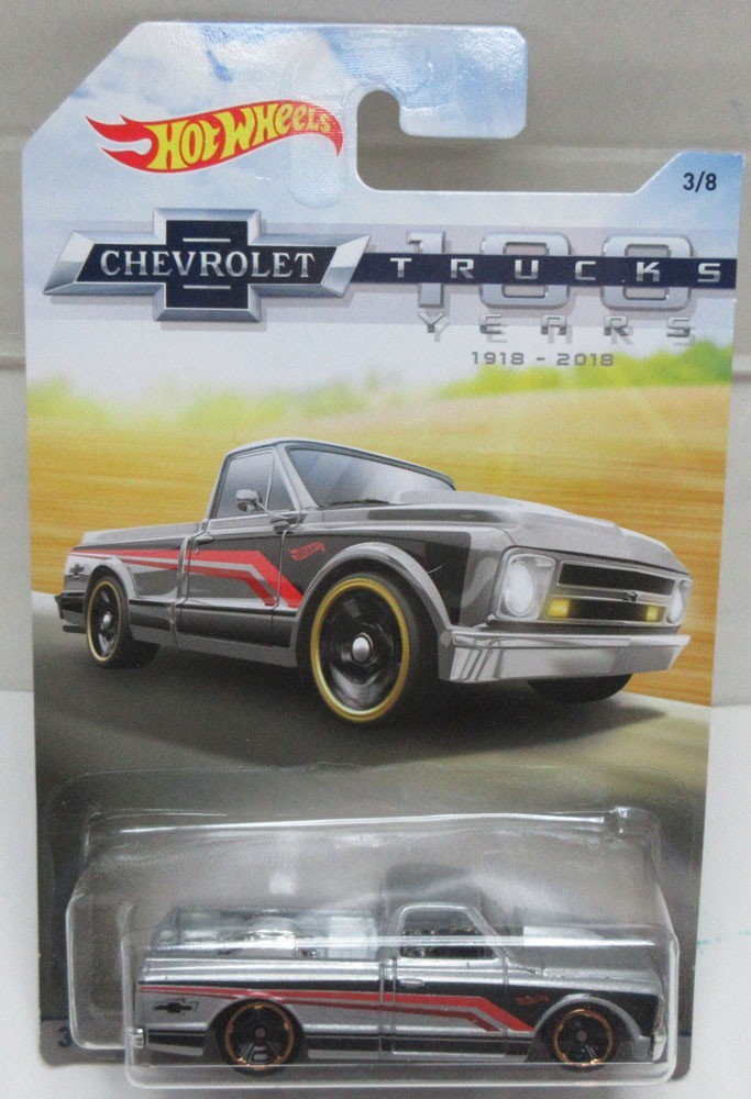 Hot Wheels 2018 100 Years of Chevy Trucks Complete 8 Car SET