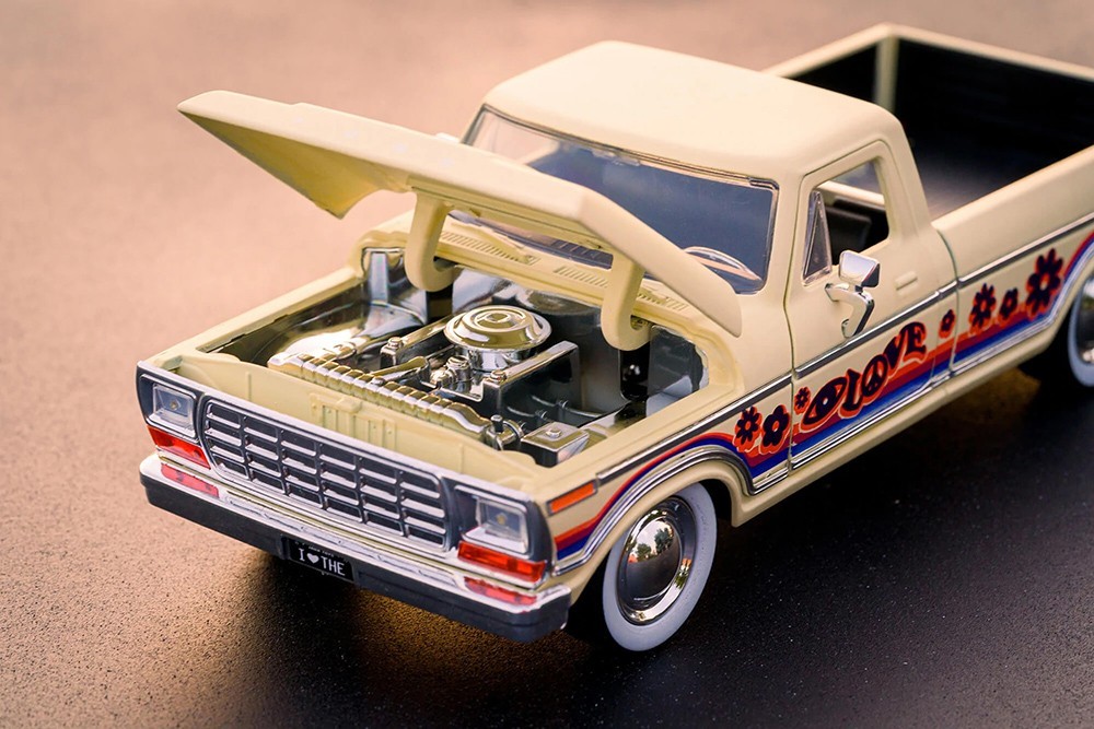 Ford F-150 Pickup Truck Jada, Diecast Car I Love The 70’s 1979