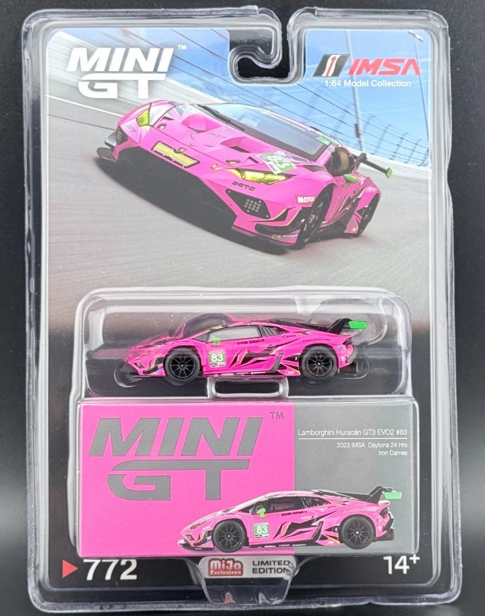Mini GT #772 LAMBORGHINI HURACAN GT3 EV02 #83 2023 IMSA DAYTONA 24 HRS