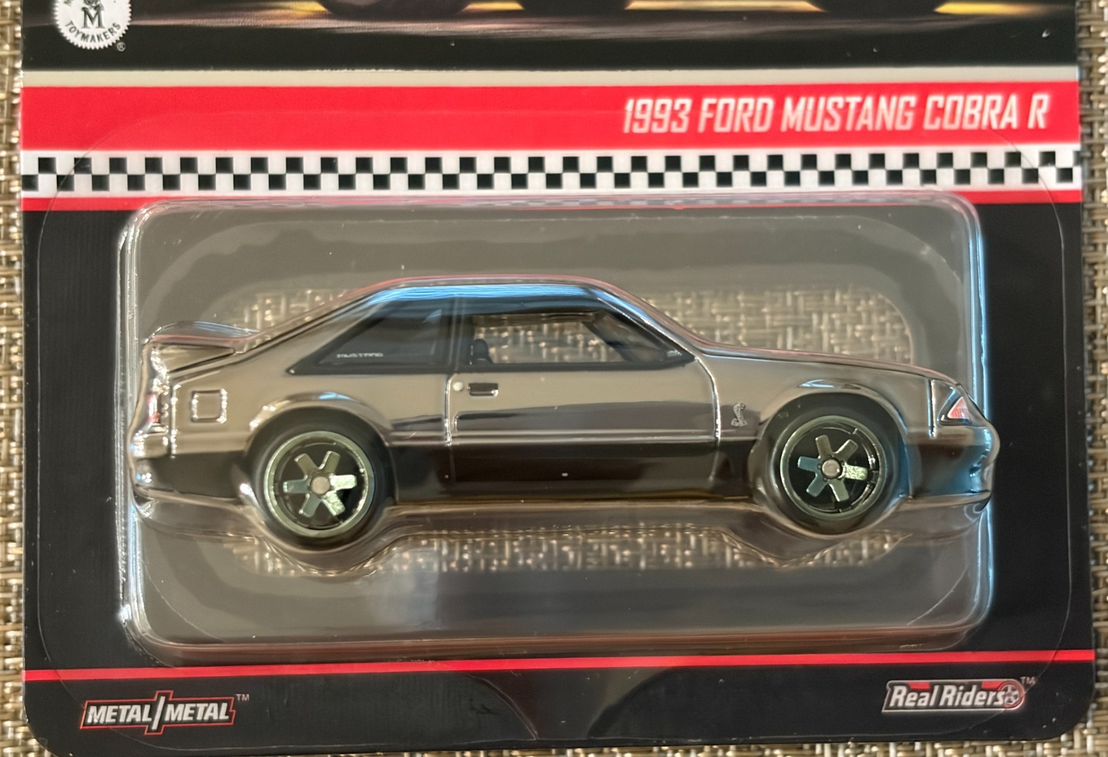 2025 Hot Wheels RLC, 1993 Ford Mustang Cobra R , Shadow Chrome , Free Shipping !