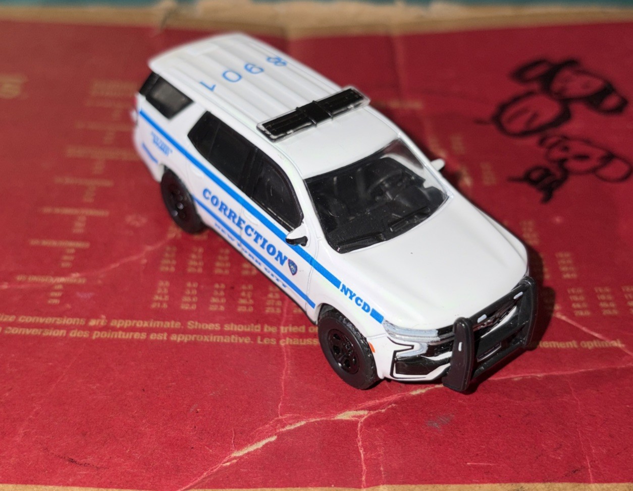 1/64 Kitbash Chevy Tahoe NYCD New York City Corrections Department Transport