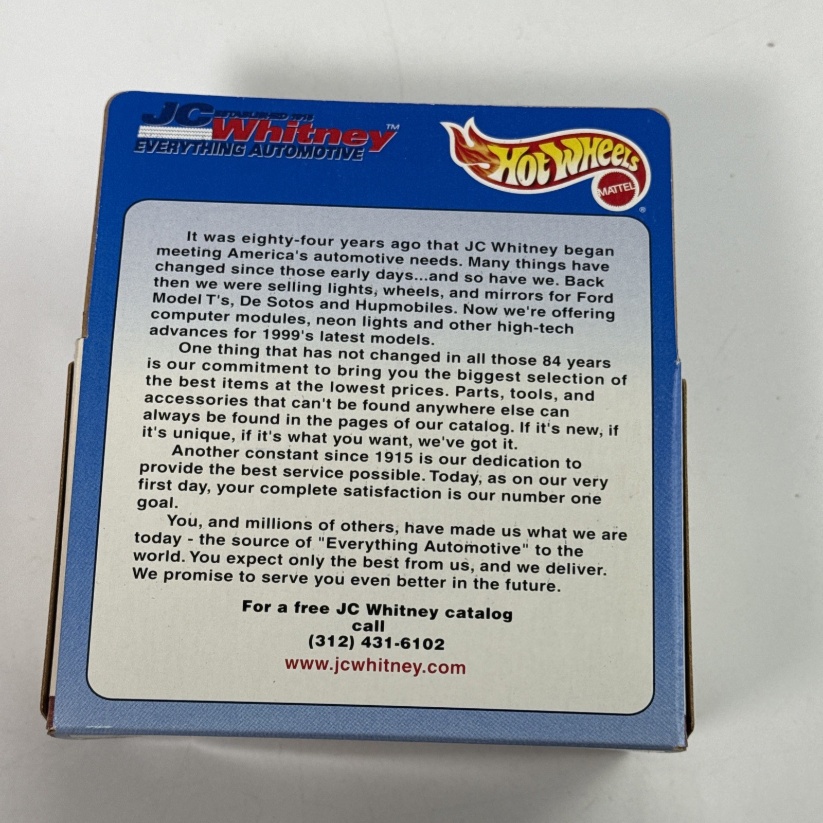 1999 Hot Wheels JC Whitney 1940 ’40s WOODIE w/ Surfboards Special Edition White