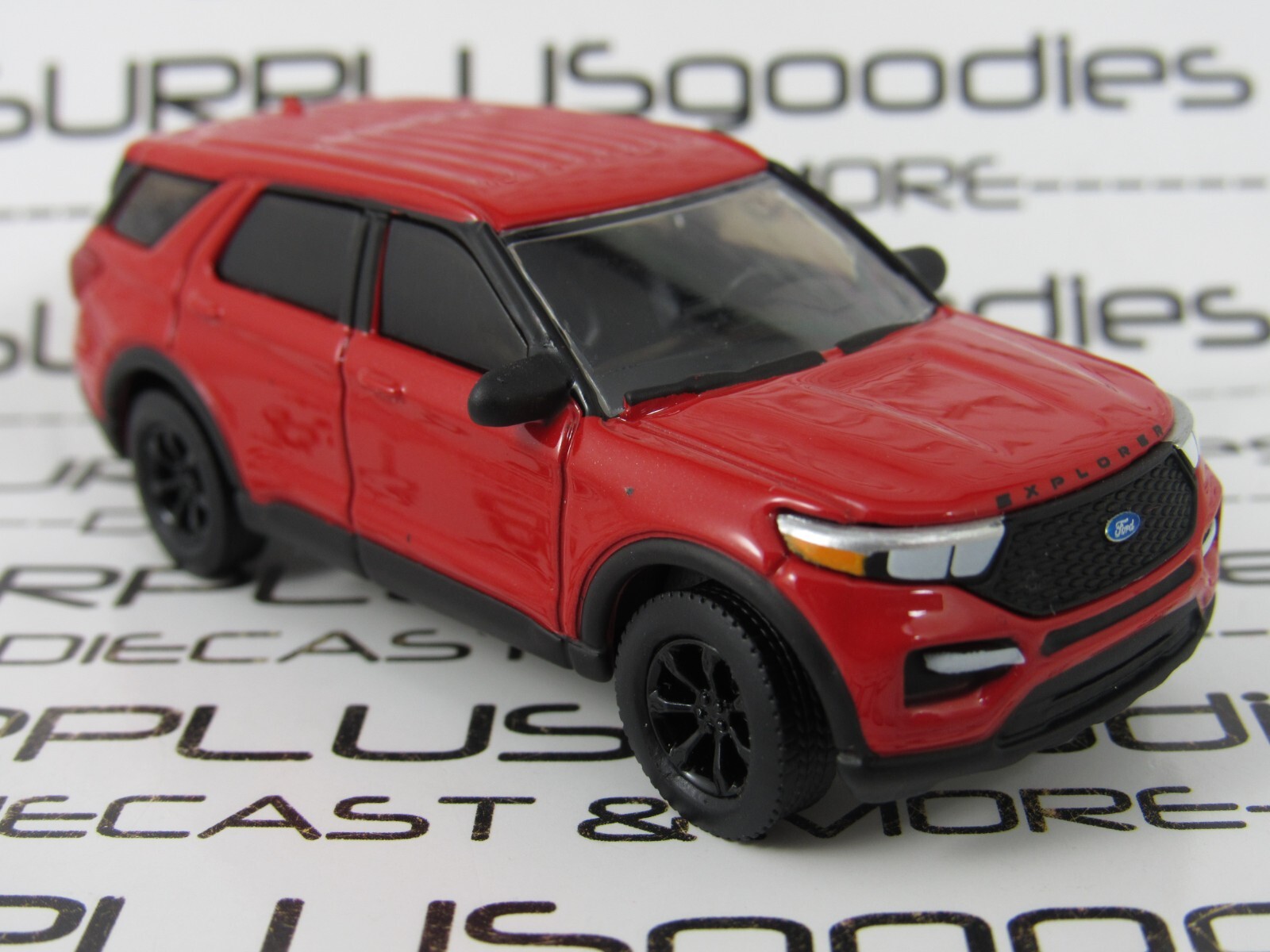 2023 Greenlight 1:64 LOOSE Showroom Floor R4: Red 2023 FORD EXPLORER ST SUV