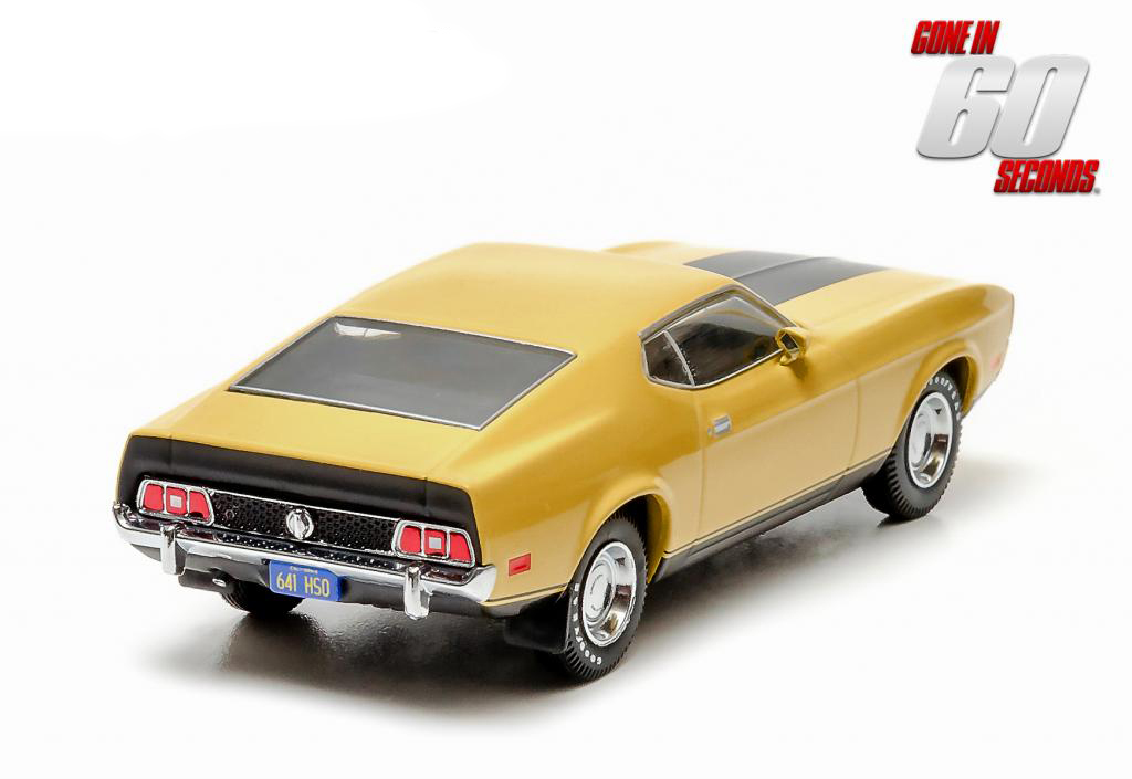 1973 FORD MUSTANG MACH 1 ELEANOR GONE IN 60 SIXTY SECONDS 1/43 GREENLIGHT 86412