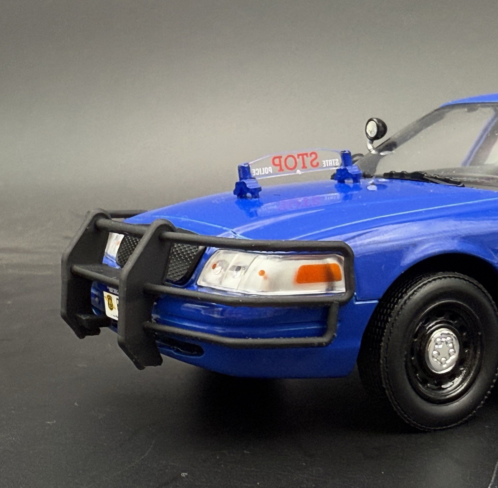 1/24 25 Go Rhino Wrap Around Push Bumper Pushbar Motormax Greenlight Crown Vic