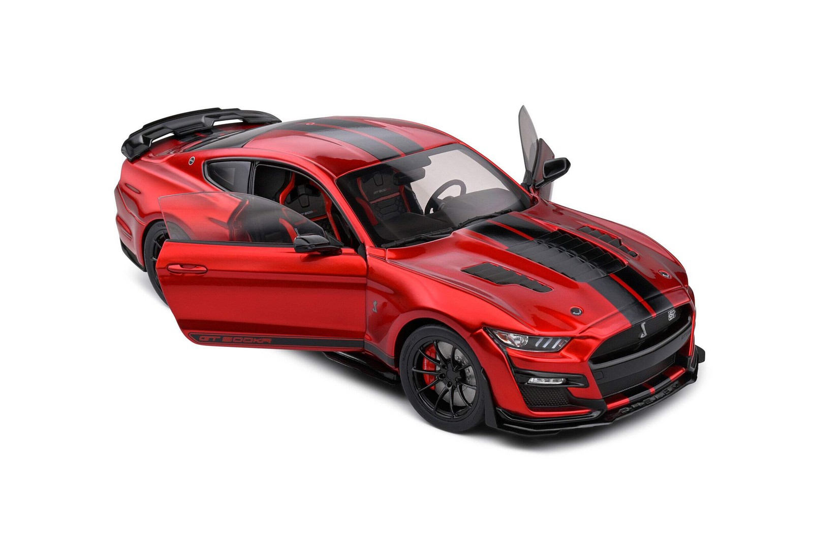 Solido 2023 Ford Shelby Mustang GT500 KR Red Metallic w/ Black 1:18 S1805914