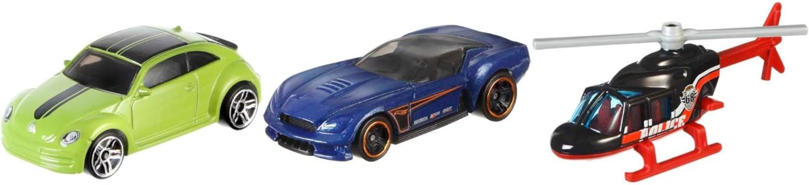 Diverse 3-Pack of 1:64 Scale Toy Vehicles – Perfect for Kids 3 & Up