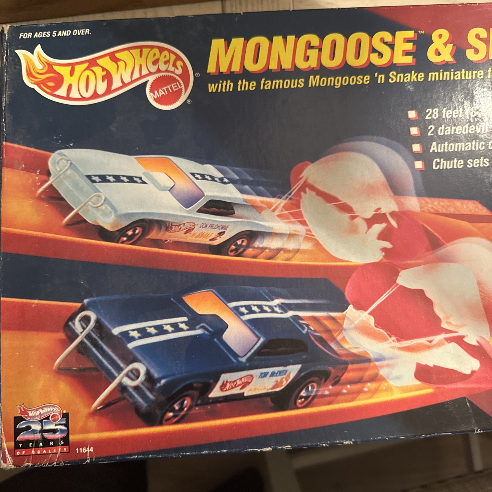 1993 Vintage Hot Wheels Mongoose & Snake Drag Race Set Brand New – Never opened