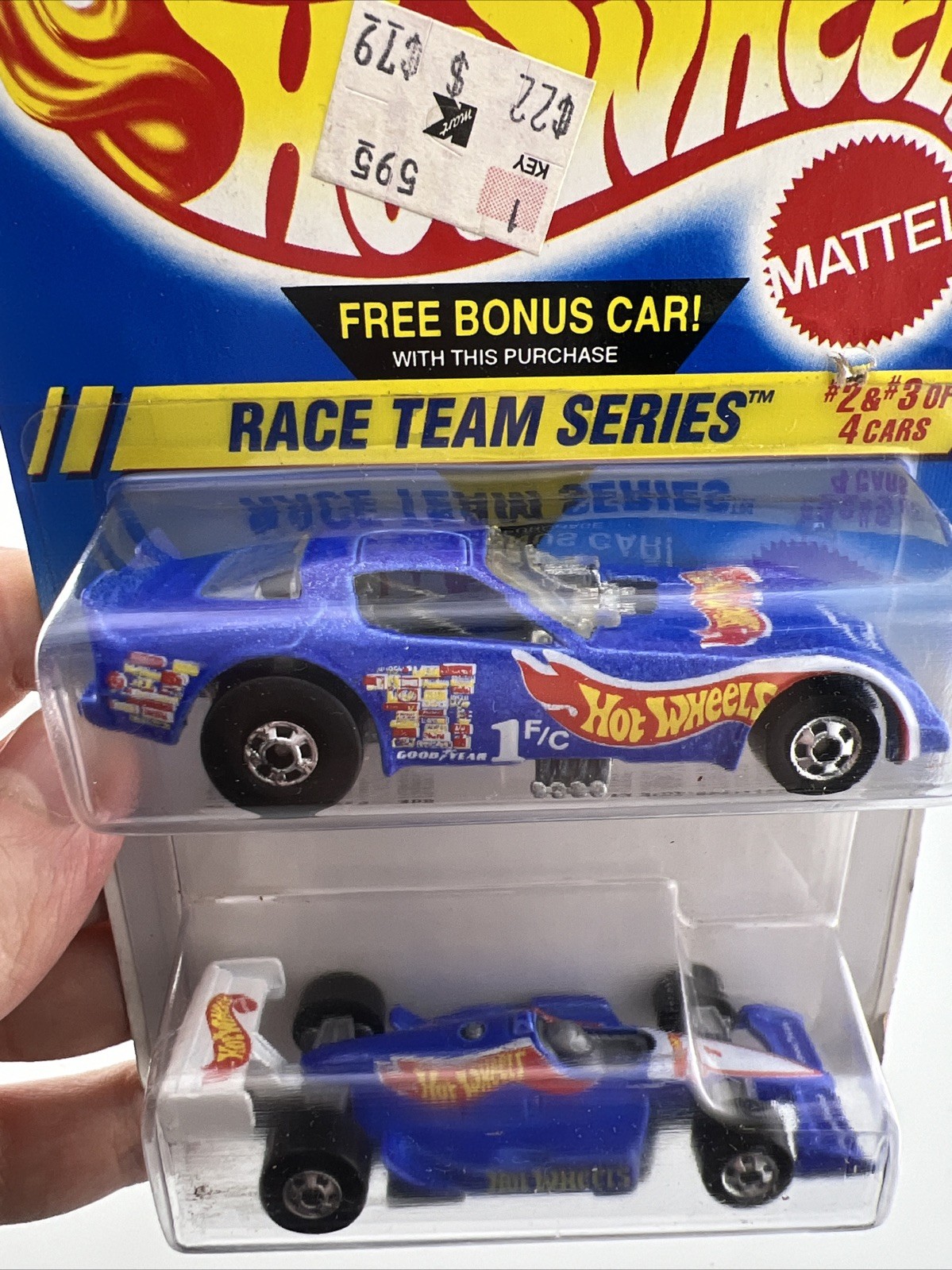 Hot Wheels Race Team Series #2 Hot Wheels 500 & #3 SIDE-SPLITTER 2 Pack SEALED