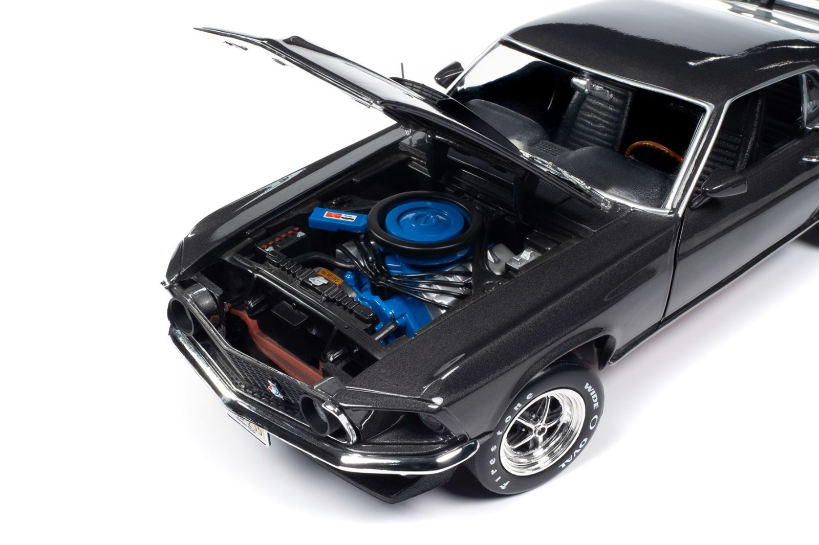 1969 FORD MUSTANG JOHN WICK MUSCLE CAR 1/18 DIECAST CAR AUTO WORLD AWSS145