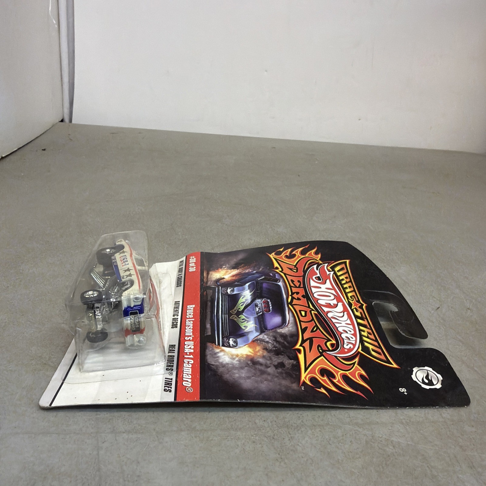 HOT WHEELS – DRAG STRIP DEMONS BRUCE LARSON USA-1 CHEVROLET CAMARO FUNNY CAR