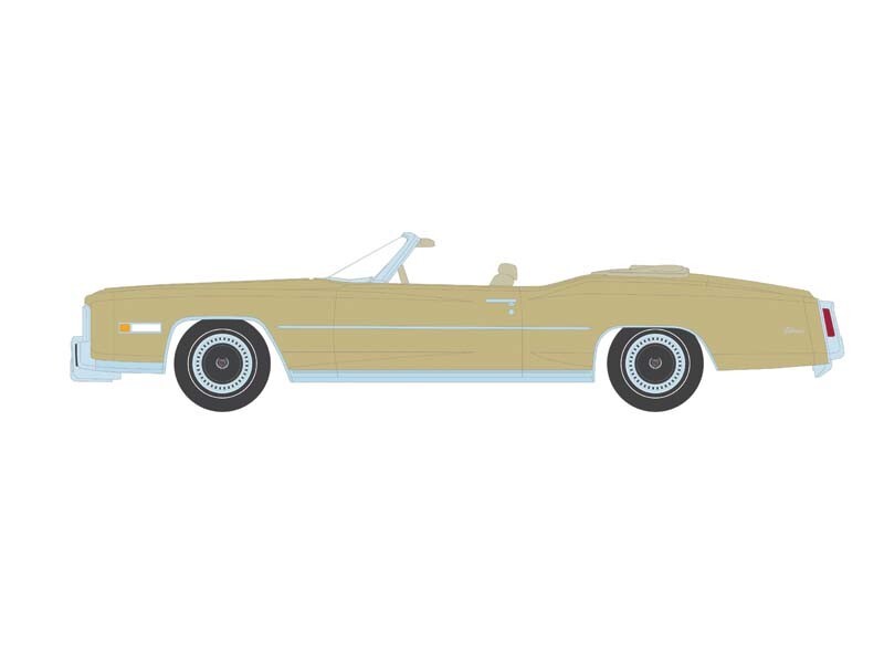 1975 Cadillac Eldorado Convertible – Gold 1:64 Scale Model – Greenlight 68060D