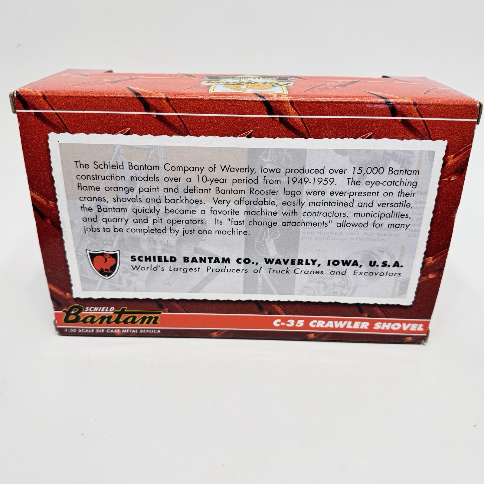 SpecCast 1/50 Schield Bantam C-35 Crawler Shovel New in Box