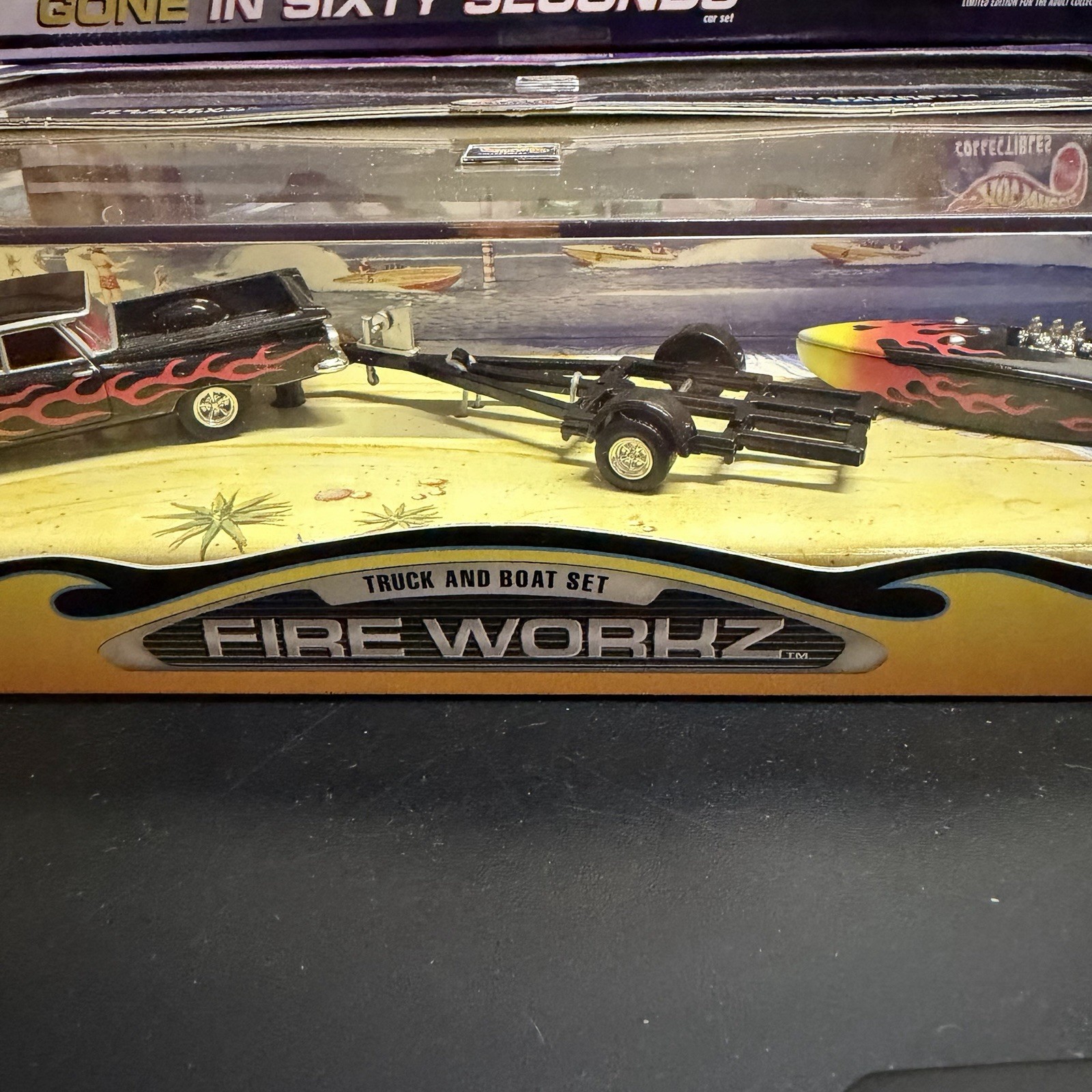 Lot (4) Hot Wheels Collectibles Sets Gone 60 Seconds Lowboyz Muscle Fire Workz