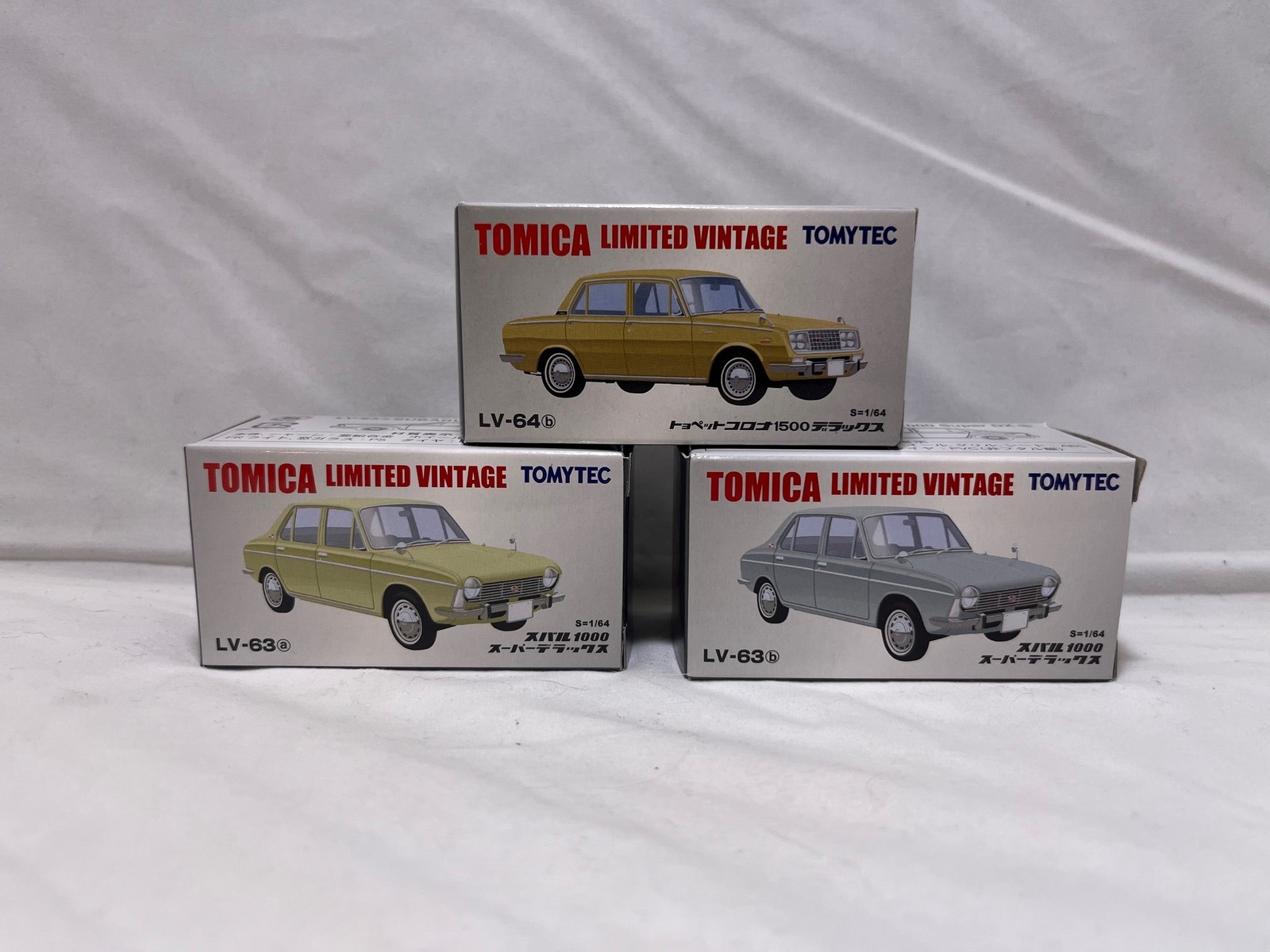 # 01178 – Tomica Limited Vintage LV-63/64 – 3 Pcs.