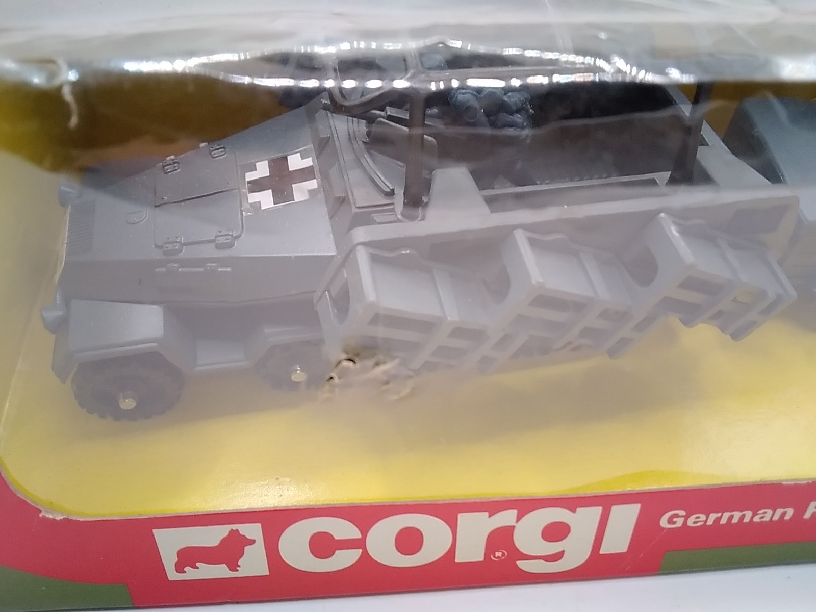 Corgi diecast grey German Rocket Launcher #907 1983 – MIB! (1B)