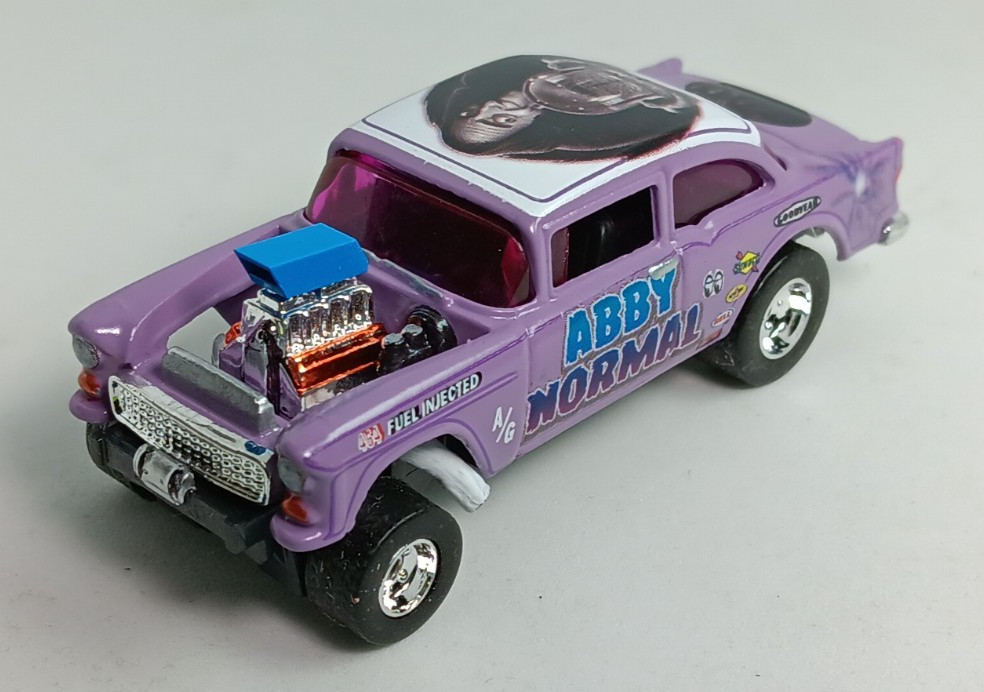 Custom, Hot Wheels ’55 CHEVY BEL AIR GASSER, “ABBY NORMAL”