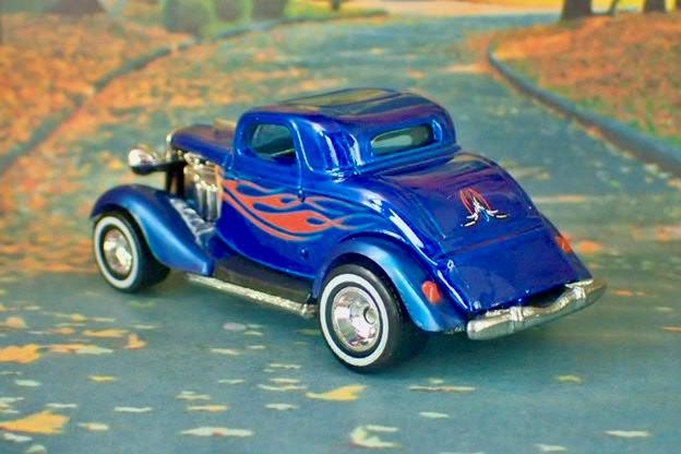 Vintage Hot Rod 1934 Ford Flathead V8 Hot Kustom Coupe 1/64 Scale Limited Edit E