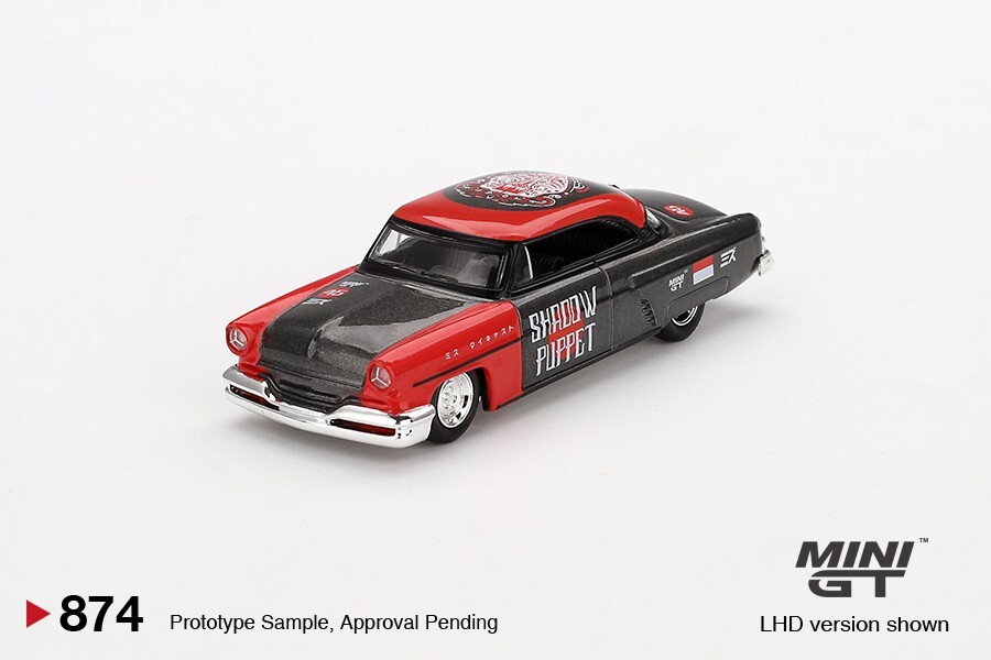 Mini GT x Mizu Diecast 1:64 Lincoln Capri Hot Rod 1954 “Shadow Puppet” #874