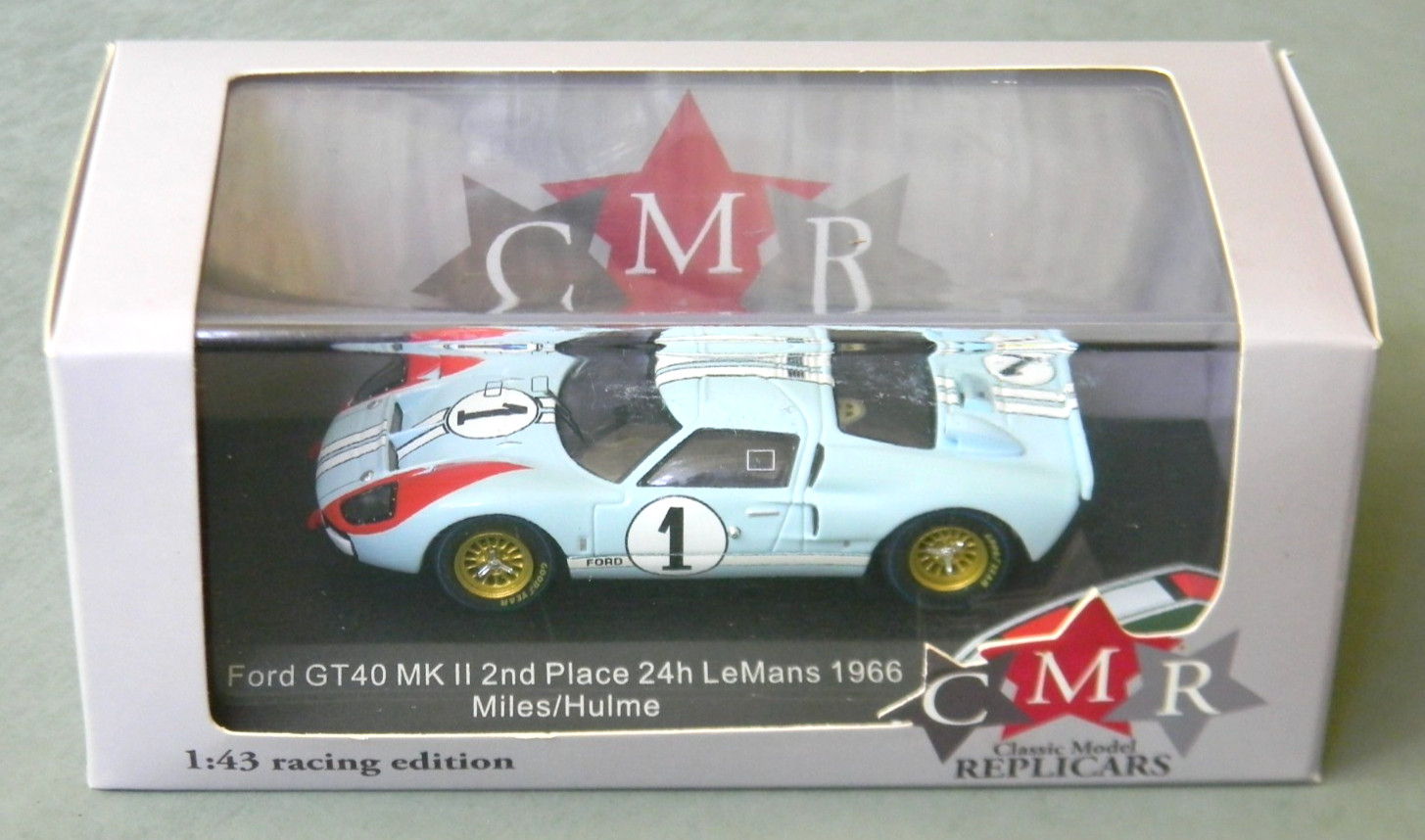 CMR 1:43 Ford GT40 MK II, Miles / Hulme, LeMans 1966, Classic Model Replicars