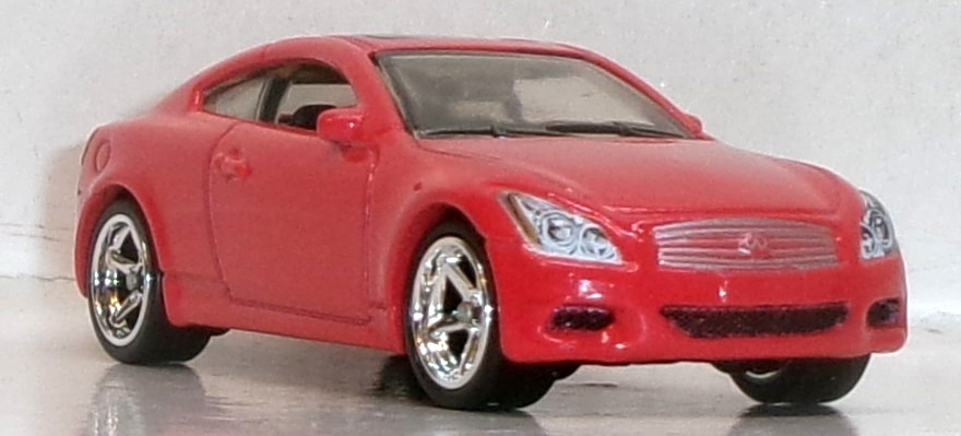 LOOSE 2021 MATCHBOX 1:64 RED 2010 INFINITI G37 COUPE WHEEL SWAP REAL RIDERS