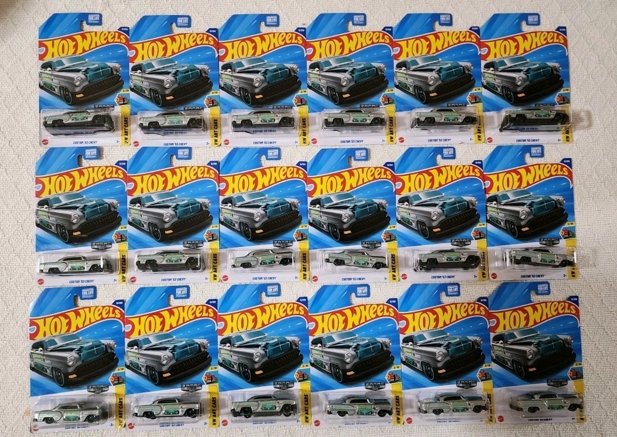 Hot Wheels 2025 Zamac Lot ; Custom ’53 Chevy & Mazda Autozam