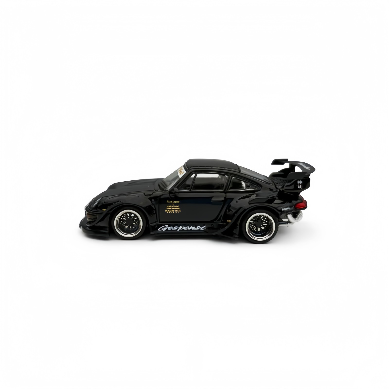 Model Model 1:64 Porsche RWB 993 Black Diecast Car