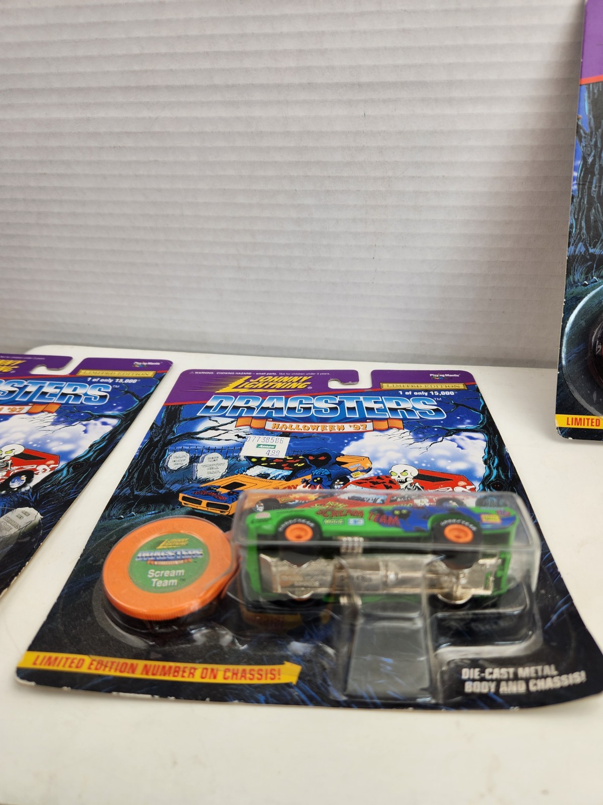 Johnny Lightning Dragsters Halloween 97 Scream Team & Bone Shaker Lot Of 3 Cars