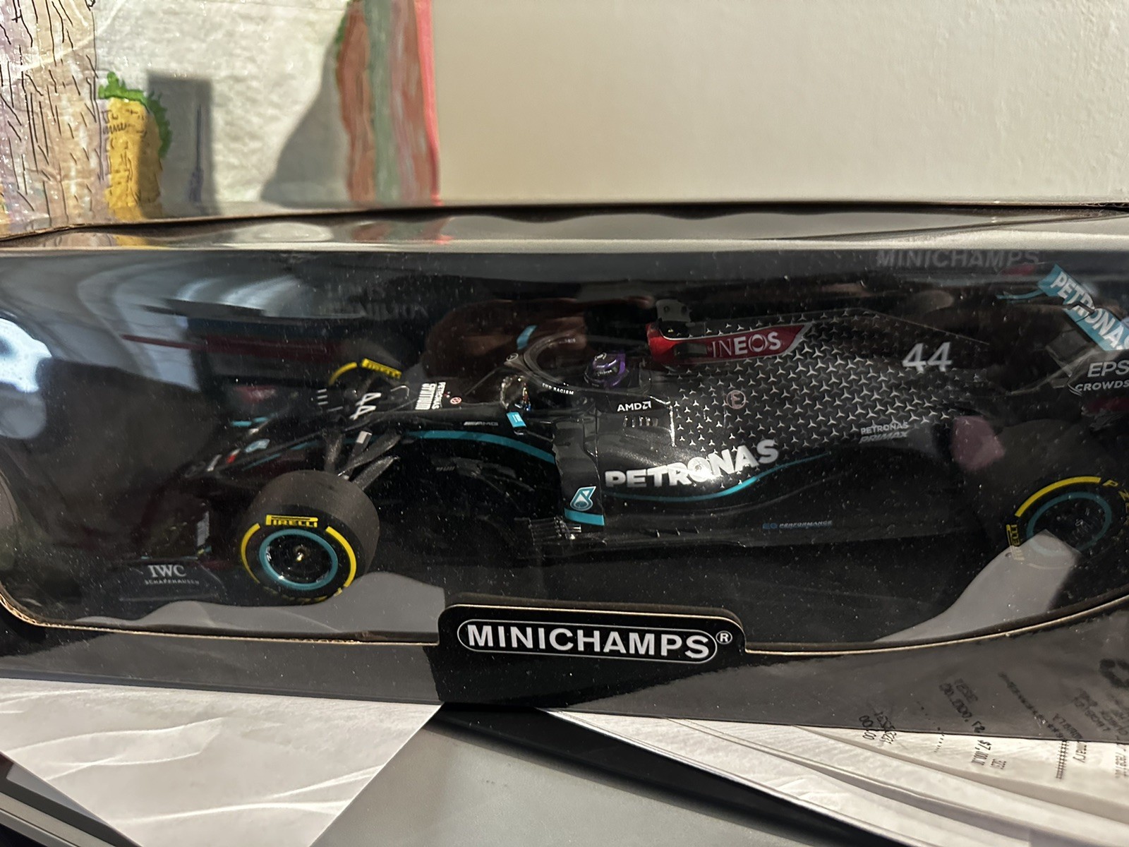 Mini Champs Lewis Hamilton 1:18 Syrian Gp Winner 2020 Collectible