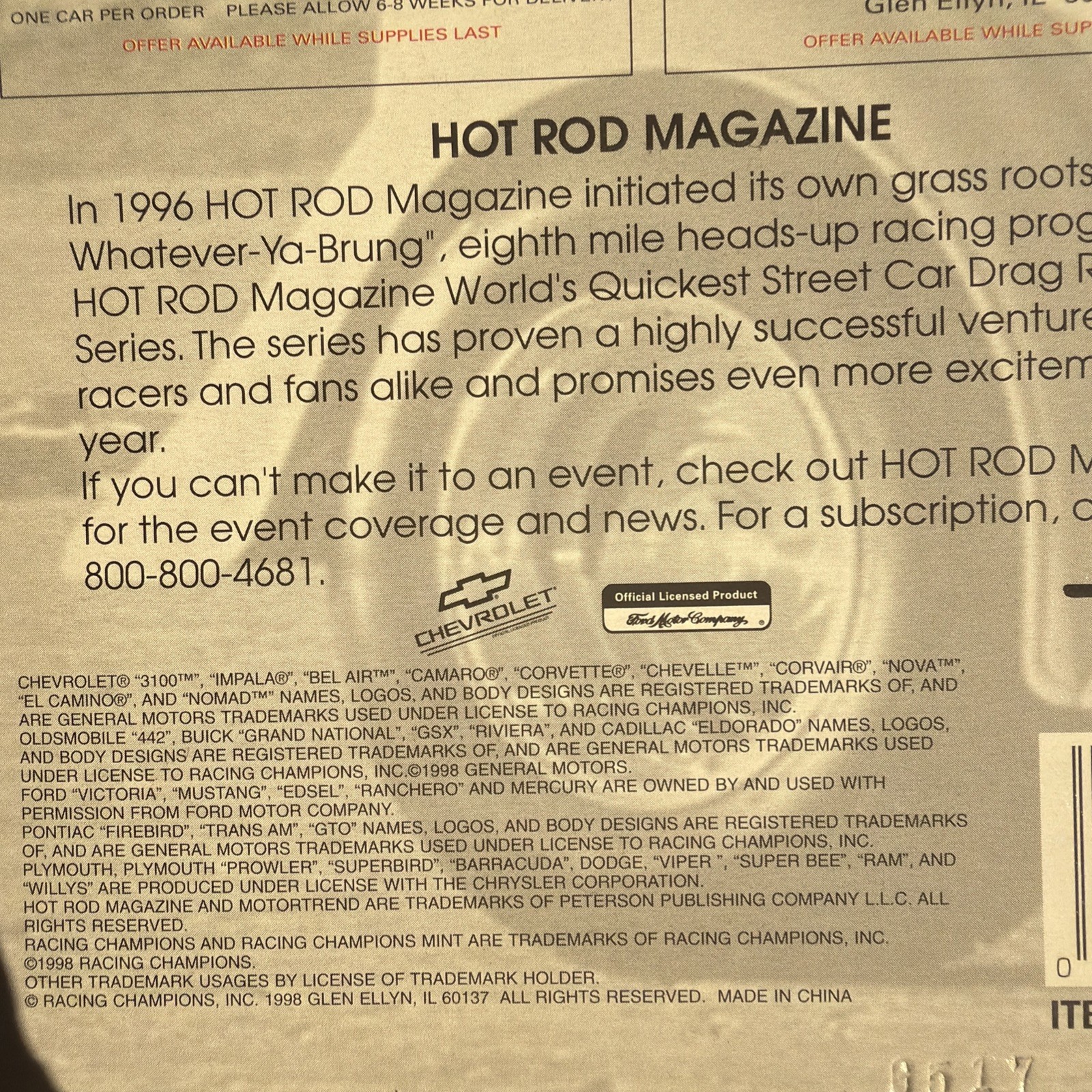 🚨1941🚨Willys Coupe Drag💪🏼Racing Series Hot Rod Magazine🔥1:51🚨Diecast