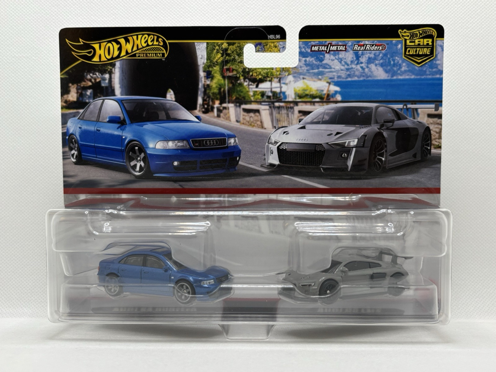 HOT WHEELS Premium Car Culture 2 Pack Audi S4 Quattro / Audi R8 LMS