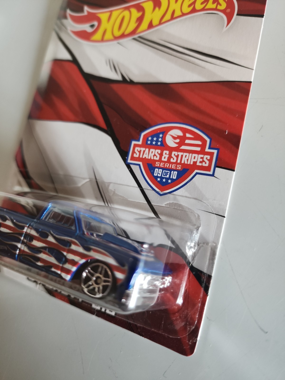 Hot Wheels 2014 Stars Stripes Series 9/10 ’67 Chevy Chevrolet C-10 Blue