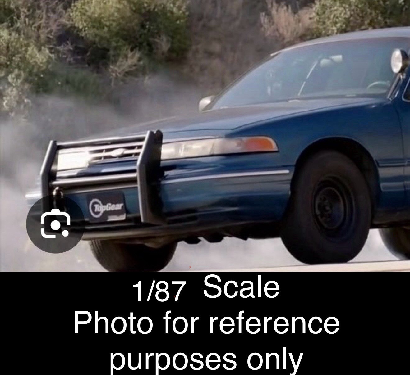 1/87 HO Scale 1990s Push Bumper Pushbar Crown Vic Police Sheriff Fire Trooper