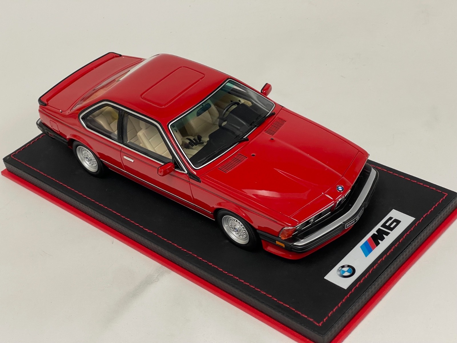 1/18 GT Spirit Otto BMW E24 M6 in Henna Red from 1986 OT1018 Customized AB1279