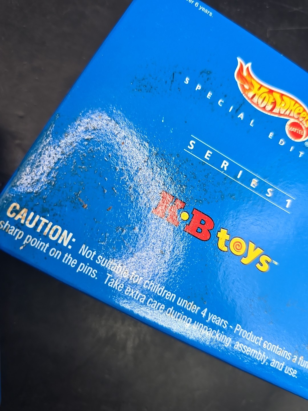 1998 Hot Wheels Special Edition KB Toys Series 1 Sweet 16 Gold & Blue Read