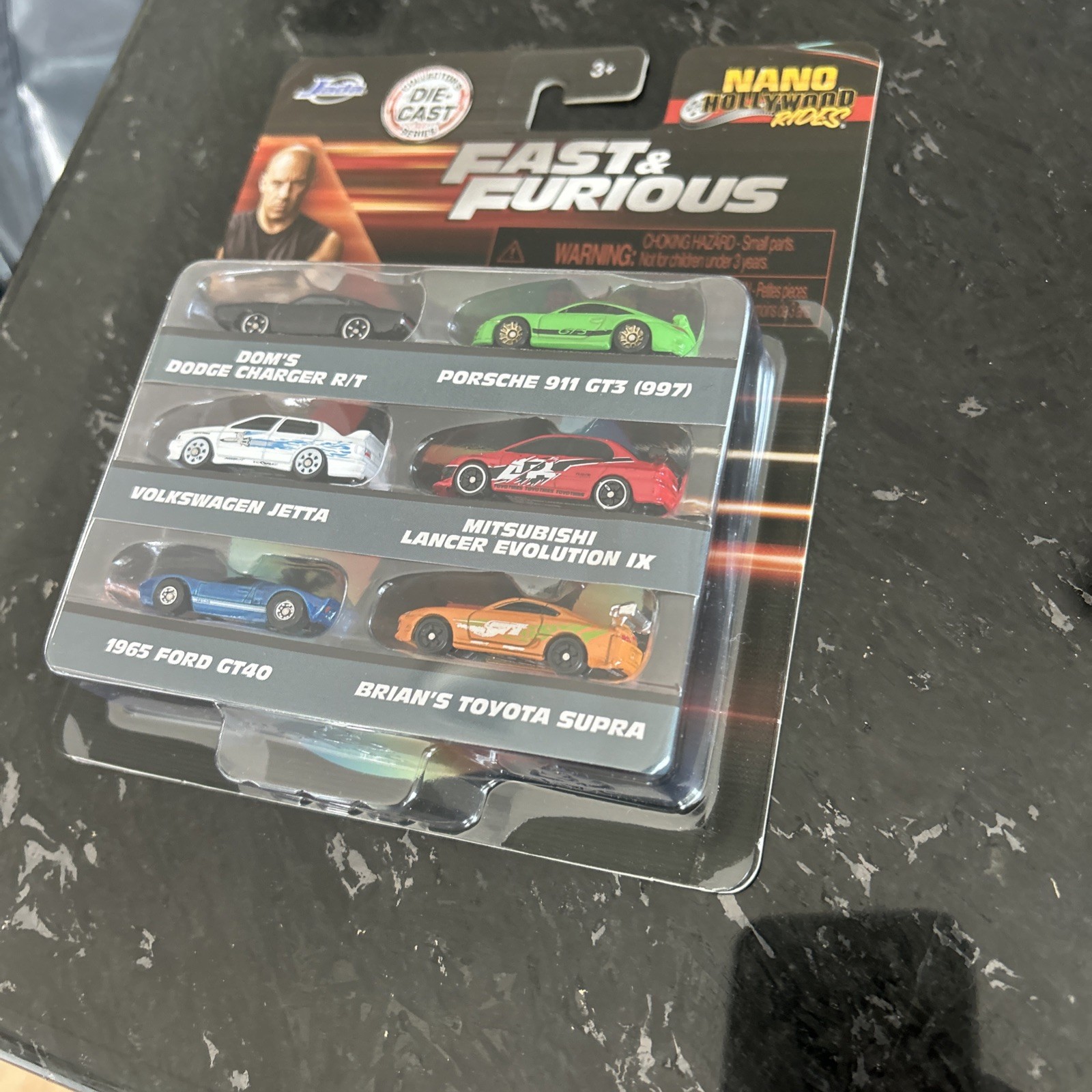 Jada Toys 2025 Nano Hollywood Rides FAST & FURIOUS #85235 COLLECTOR SERIES Supra