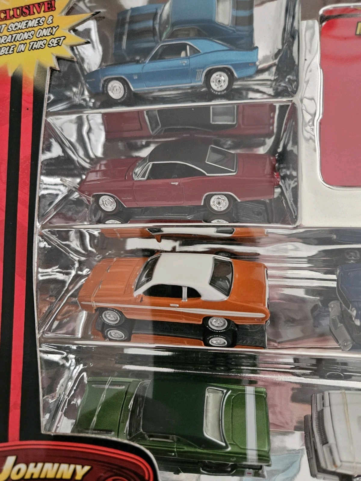 Johnny Lightning Muscle Cars U.S.A 10-Car Set 69 Camaro 442 AAR Cuda Amx Demon