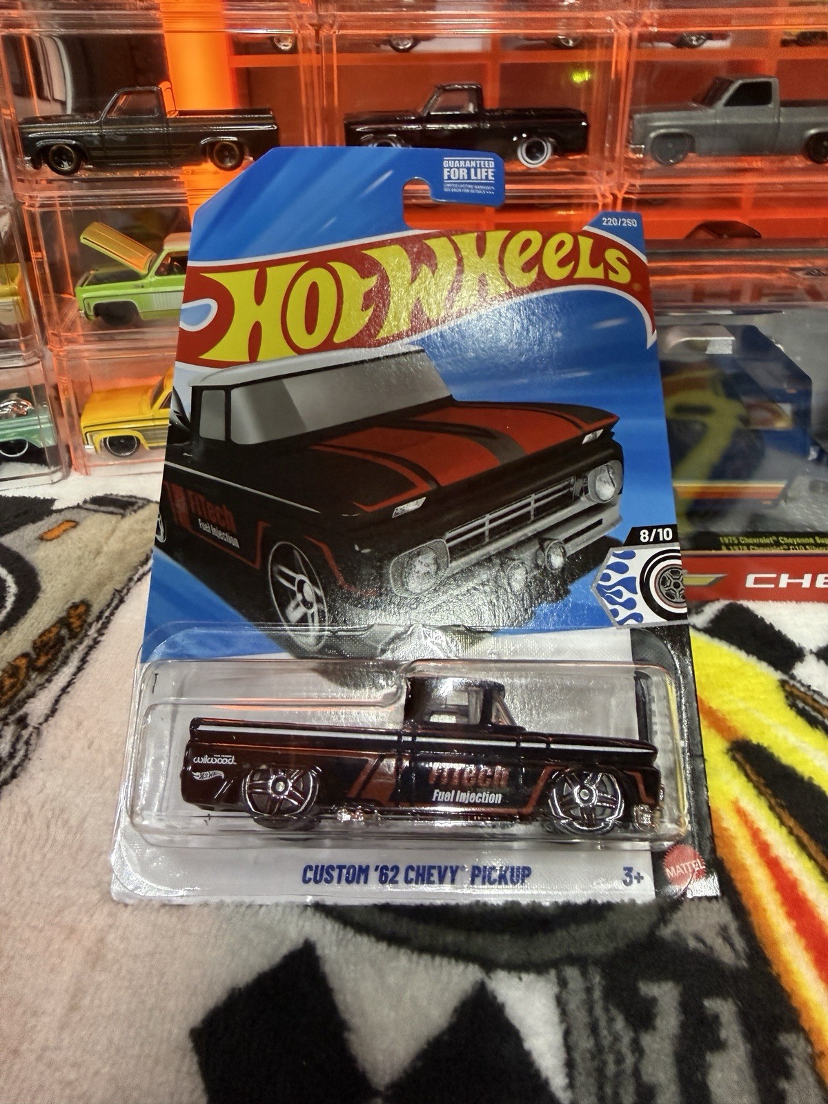 🔥Hot Wheels Rod Squad Custom ’62 Chevy Pickup FiTech L Case