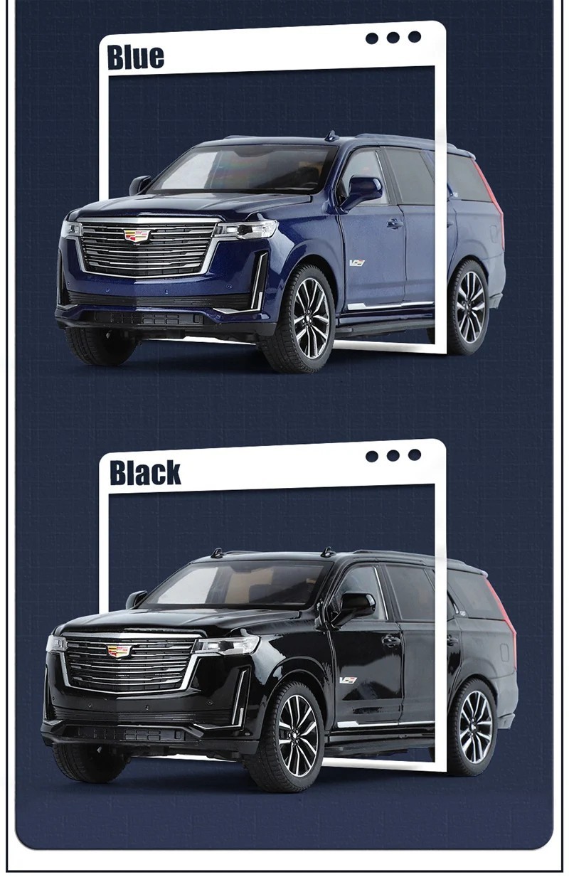 2021/2025 Cadillac Escalade – Black -1:24 Scale
