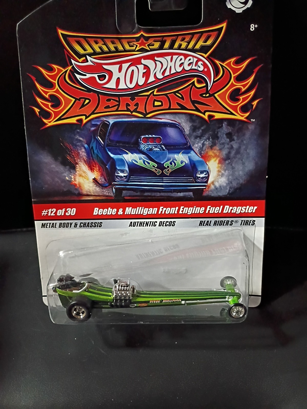 Hot Wheels Drag Strip Demons Beebe & Mulligan Front Engine Fuel Dragster