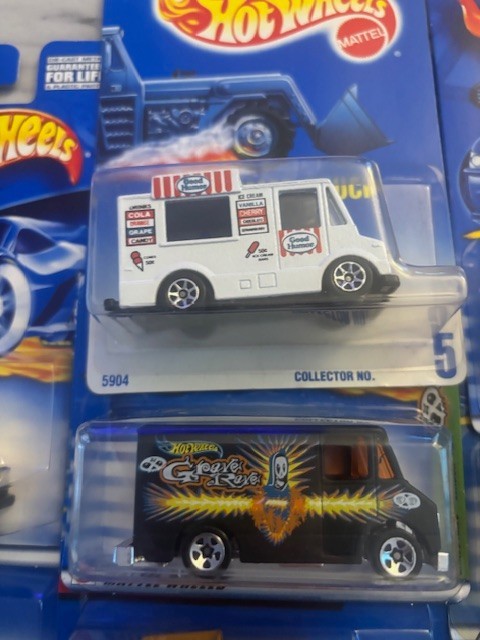 Hot Wheels Truck collection, (ice cream, armored, dairy delivery) NIB you pick